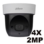 CAMARA  MINI DOMO PTZ IP 2MP 4X WDR MICRO DAHUA SD29204UE-GN