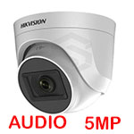 CAMARA DOMO 5MP CON AUDIO HIKVISION DS-2CE76H0T-ITPFS