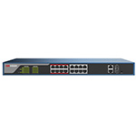 SWITCH POE 16 PUERTOS HIKVISION DS-3E1318P-E ADMINISTRABLE