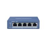 SWITCH 4 PUERTOS POE 1 UPLINK - 12VDC/220V (2) HIKVISION DS-3E0505P-E/M