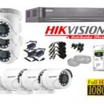 KIT DE 6 CAMARAS FULL HD HIKVISION 7208_KIT6