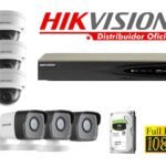 Kit 6 Cámaras Seguridad IP 2 Megapixeles con POE Hikvision KITIP6_2MP