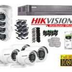 KIT DE 8 CAMARAS FULL HD HIKVISION 7208_KIT8