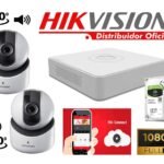 Kit  2 Cámaras con audio y movimiento 360 grados WIFI   IP 2 Megapixeles Hikvision