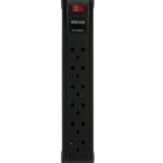 Forza PS-1006B Regleta Negras 6 Tomas con Cables de 3M